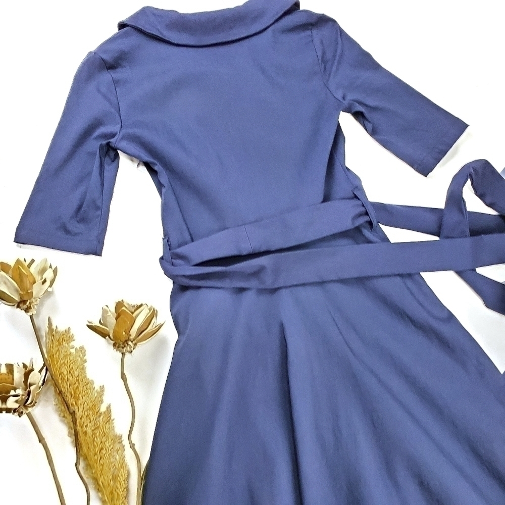 Comila Vintage 50 60's Style Navy Dress Size Small - Picture 5 of 15